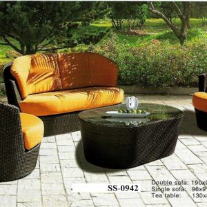 Contemporary Wicker Sofa SS-0942