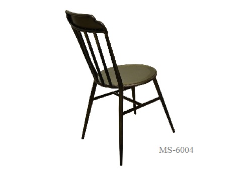 Brown metal chair
