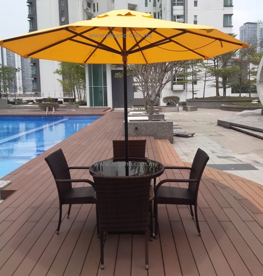 Outdoor dining set ds-0273 & Umbrella US-1003ALU Zebano Malaysia (3) Outdoor dining set ds-0273 & Umbrella US-1003ALU Zebano Malaysia