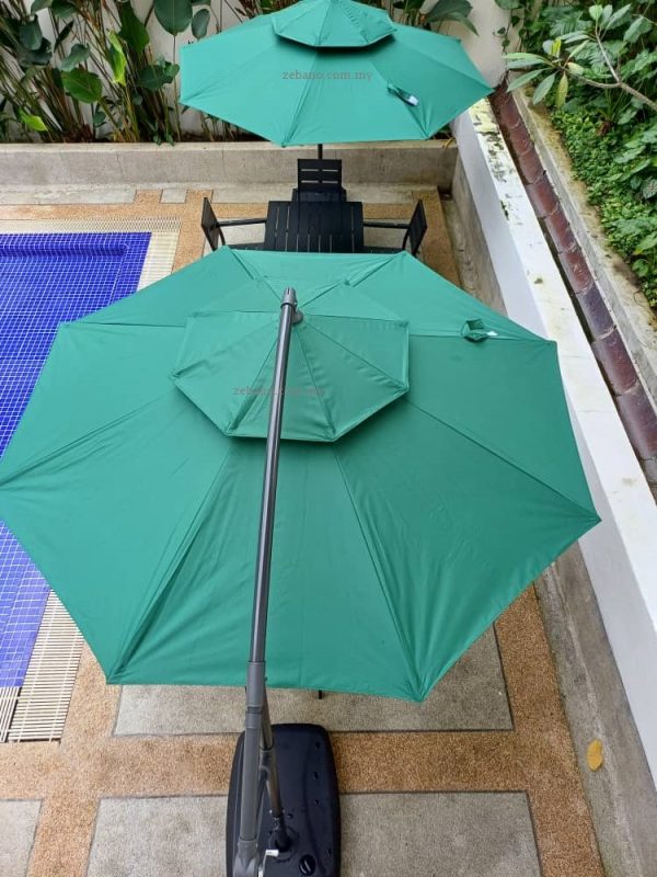 pool deck umbrella Zebano