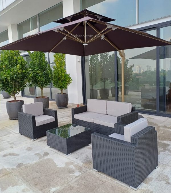 Outdoor patio sofa set Zebano Malaysia