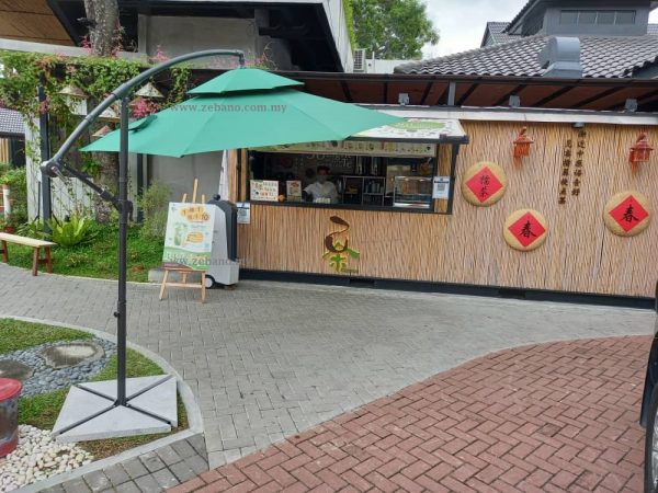 side pole cafe umbrella