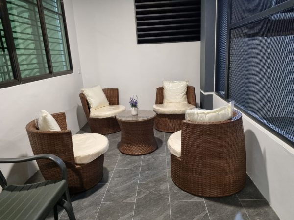 Outdoor Wicker patio sofa set Zebano