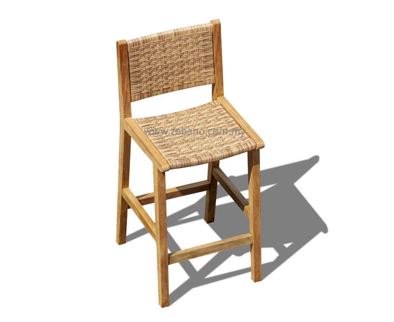 Teak Rattan Elegance Bar Chair (7) Teak Rattan Elegance Bar Chair (7)