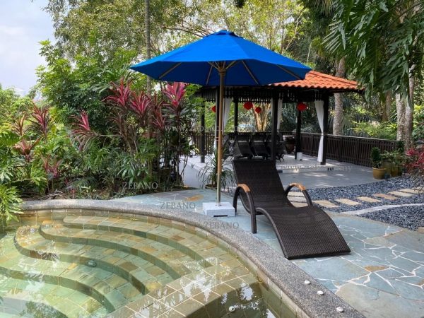 Teak wood Garden Resort Umbrella