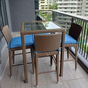 Wicker Rattan Bar Set BS-5001