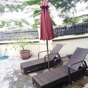 Wicker Rattan Swimming Pool Lounger LS 0171 (1)