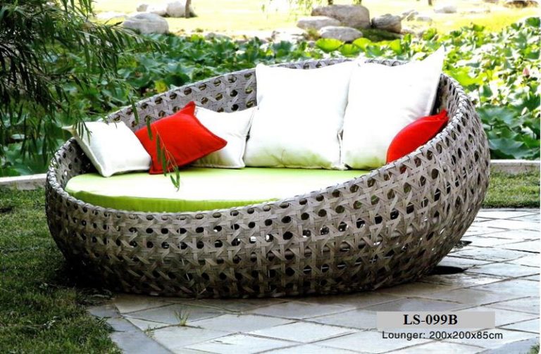 Wicker royal outdoor day bed LS099B ZEBANO