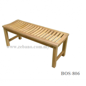 Platform Teak Wood Bench BOS-806