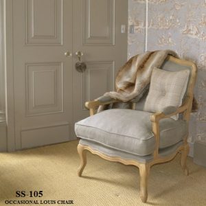 Occasional French Style Louis Chair Zebano