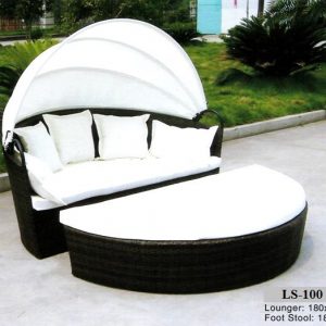 Rattan Deck Lounge Sofa LS-100