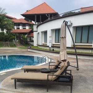 Wicker Pool Sun Lounger LS T121HC ZEBANO Malaysia