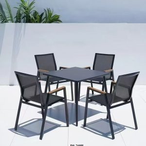 Patio Four Seated Mesh Dining Set DS-769H