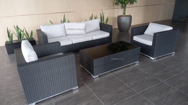 Lobby Wicker Outdoor Sofa SS-6025 Zebano (4)