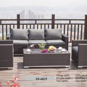 Outdoor Wicker Rattan Sofa Set SS-6025