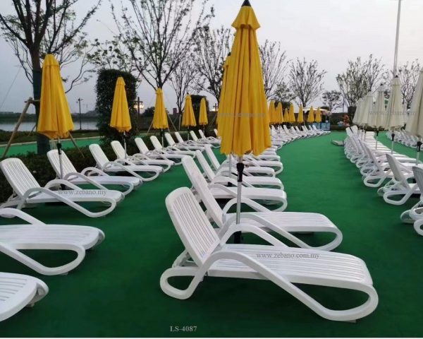 Beach resort sun loungers Zebano Malaysia LS-4087