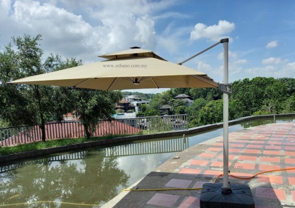 Pool deck parasol Zebano Malaysia