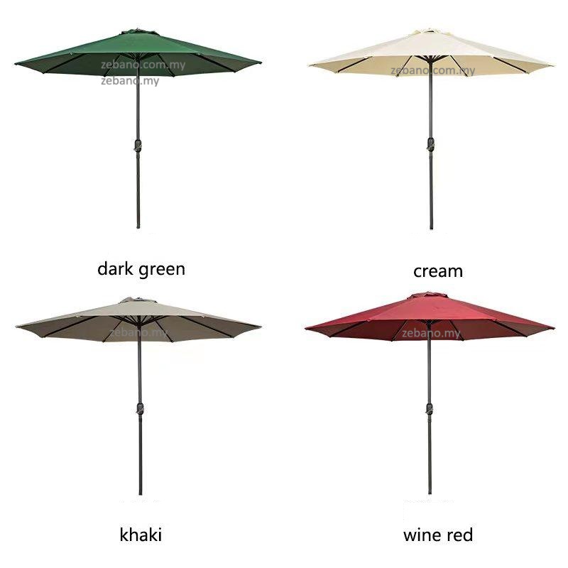 US-1003 CENTRE POLE umbrella zebano DIA270CM patio umbrella centre pole