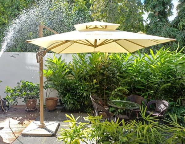 garden umbrella luxury villa