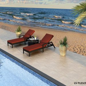 Premier Pool Wicker Sun  Lounger LS-T121CM
