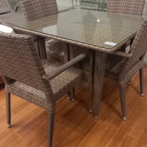 4 Seater Patio Rattan Dining  DS-009(CDML)