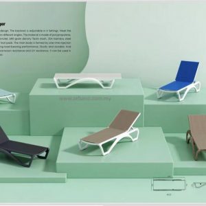 Alfa  Pool Deck Sun Lounger LS 8616 ZEBANO