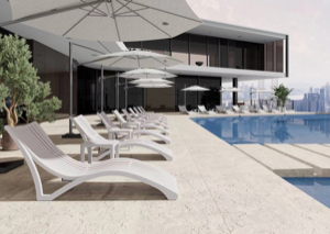 Alfa Poly Resort Sun Lounger LS 8625 Zebano (1)