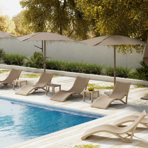 Alfa Poly Resort Sun Lounger LS 8625 Zebano (1)