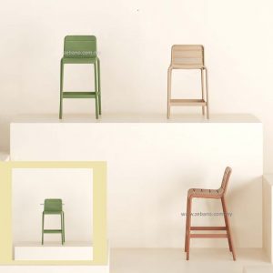 Aero Series PE Poly Bar Chair V8650B75