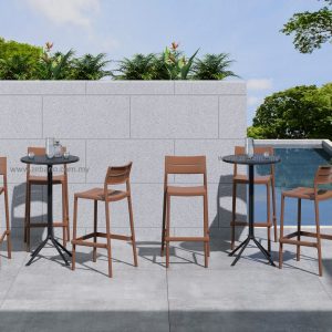 Aero Series PE Poly Bar Chair V9622B75 (1)