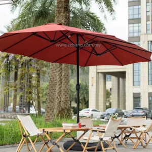 Commercial Market Patio Umbrella US 1003H Double Sided UMBRELLA ZEBANO Selangor