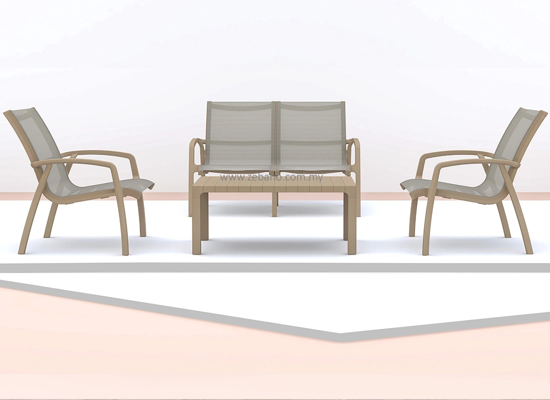 Modern Outdoor Cafe sofa SS-V8611 SOFA SET (1) Modern Outdoor Cafe Sofa