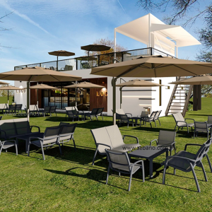 Modern Outdoor Cafe Sofa SS V8611 SOFA SET (3)