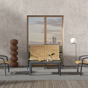 Modern Outdoor Garden Sofa SS V8620 Zebano (1)
